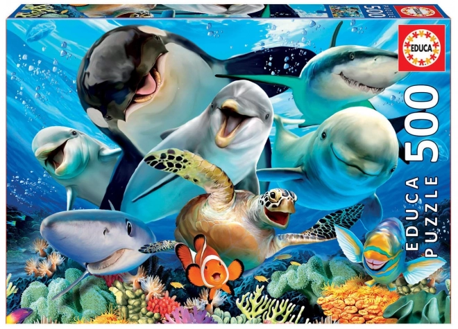Educa Puzzle Podvodni Selfie 500 Dijelova