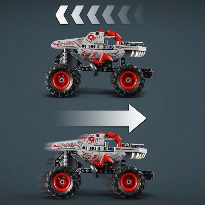 Lego Technic Monster Jam Thunderroarus s pull-back pogonom