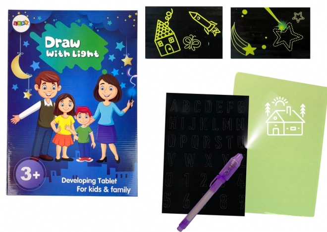 Čarobna svjetlost Crtajući tablet Grafičko pismo