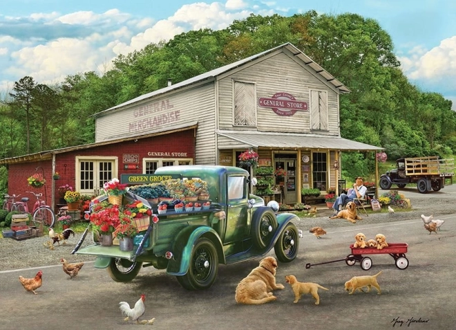 Puzzle Trgovina COBBLE HILL 1000 dijelova