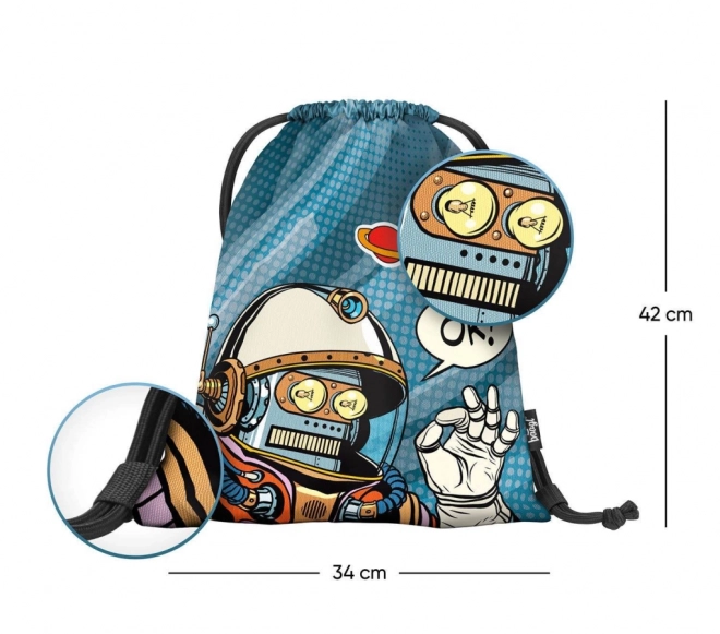 Vrećica za papuče BAAGL Spaceman