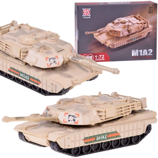 Gradbeni set američkog tenka Abrams M1A2 u mjerilu 1:72