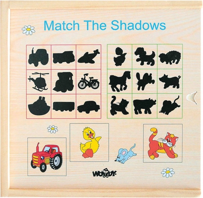 Sklop puzzle pronađi sjenu