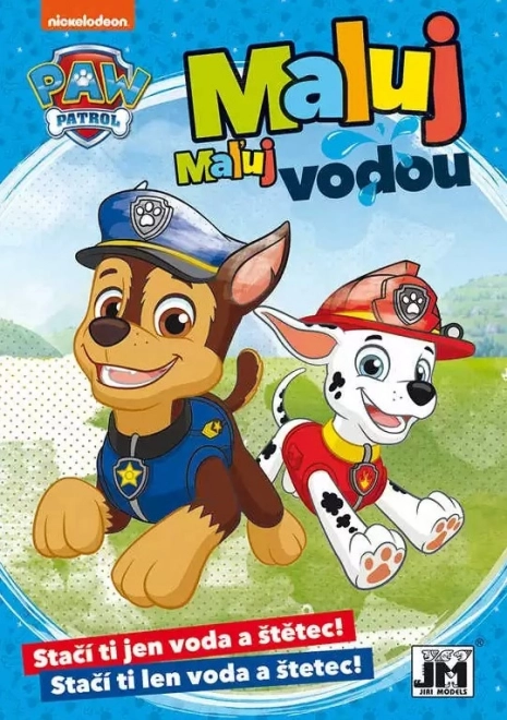 Bojanka A5 Slikaj vodom Paw Patrol