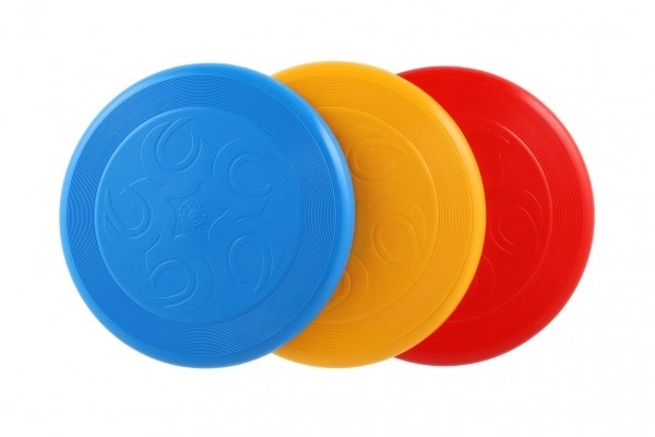 Leteći tanjur Frisbee plastika 23cm mogućnost 4 boje 12m+