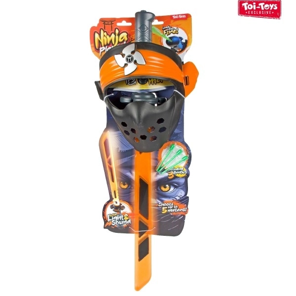 Ninja set mač + maska + strelice sa zvukom i svjetlom