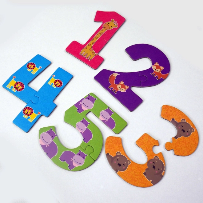 Puzzle za najmlađe - brojevi