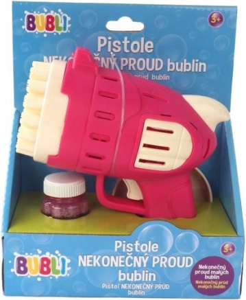 Bubli pištolj Bezgraničan mlaz mjehurića Ružičasta