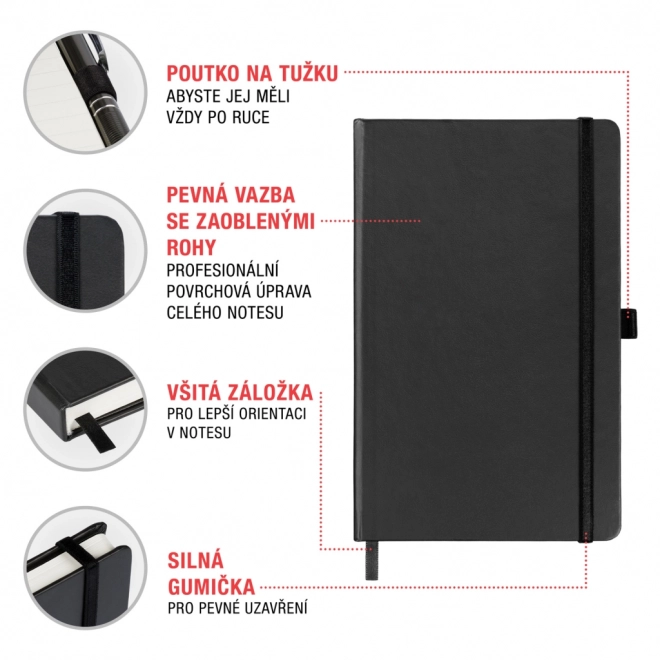 Notique bilježnica s linijama Lamy 13 x 21 cm