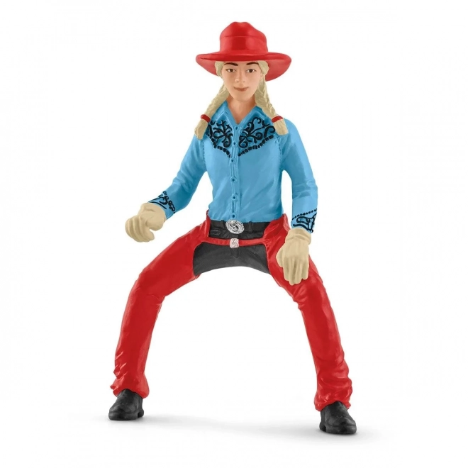 Set s figuricama Farm World Kaubojka i Utrka Oko Bačve