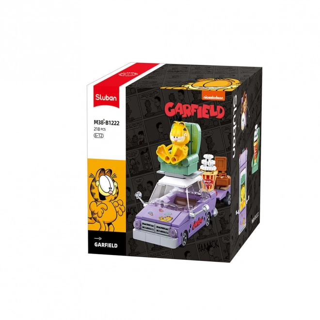 Garfieldova luda vožnja - set za gradnju Sluban