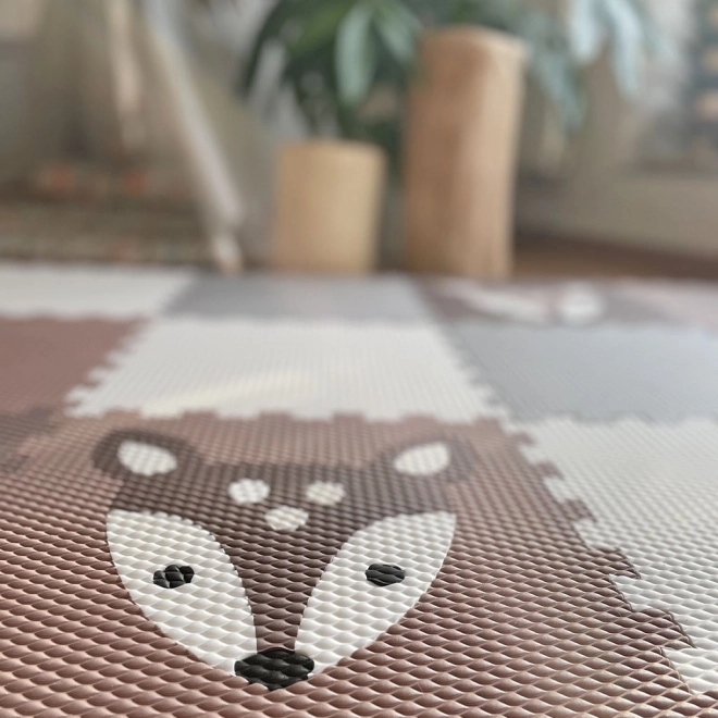 Minideckfloor Koloušek - smeđi s tamno smeđim kolouškom