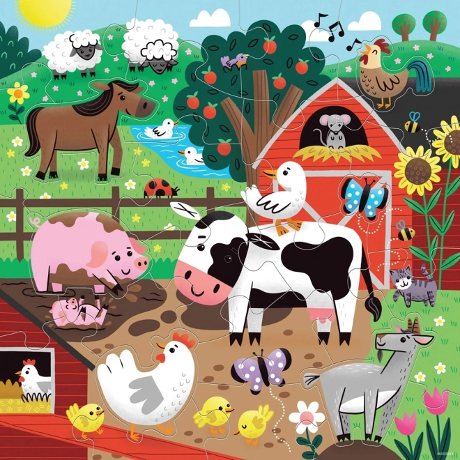 Mudpuppy puzzle za pod vodom Prijatelji s farme