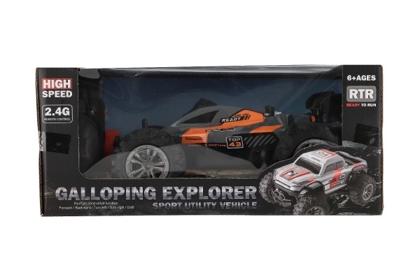 Auto RC Buggy brzine 2,4GHz plastika 25cm na baterije u kutiji 31x14x18cm – Narančasto