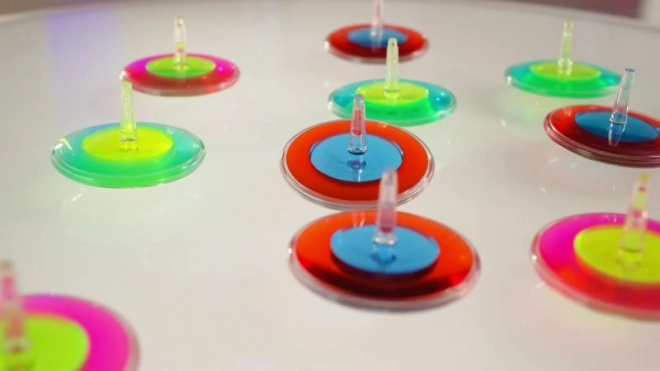 Čarobni spinner s efektom lave
