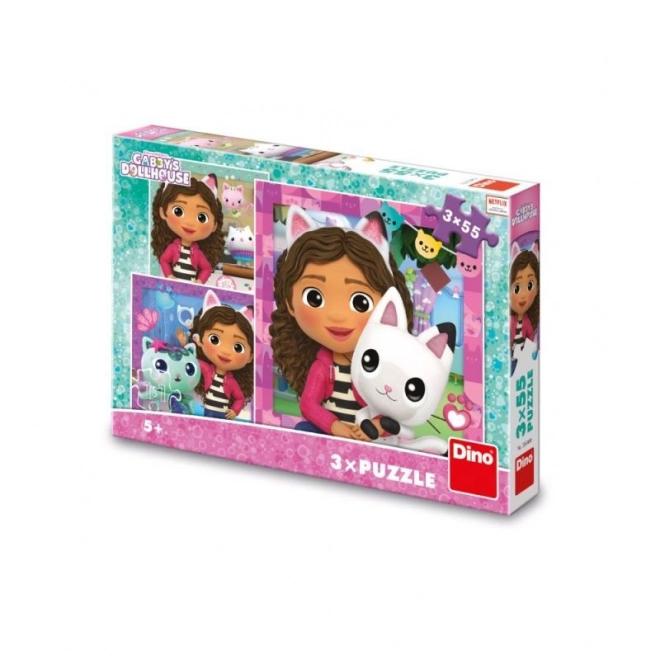GÁBI I PRIJATELJI 3x55 Puzzle