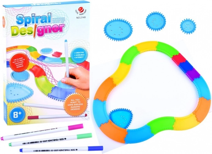Spirograf kreativni set za crtanje spirala