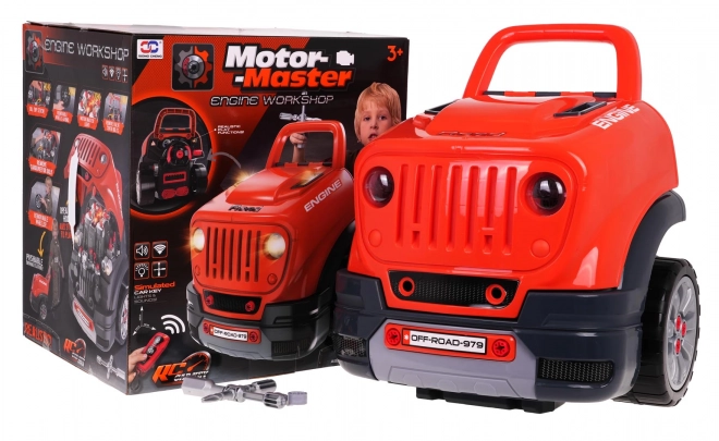 DIY Motor Master - set za malog mehaničara narančasta