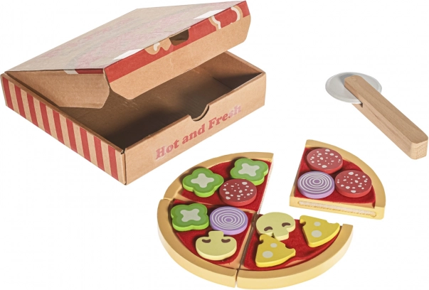 Drvena pizza igračka za djecu