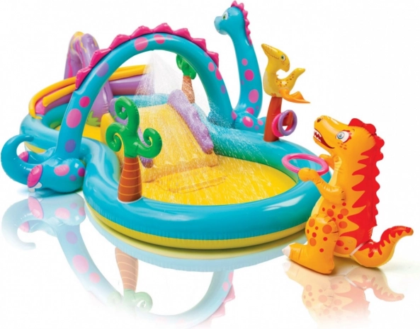 Nafukavajuće vodeno igralište Intex Dinoland sa toboganom i fontanom