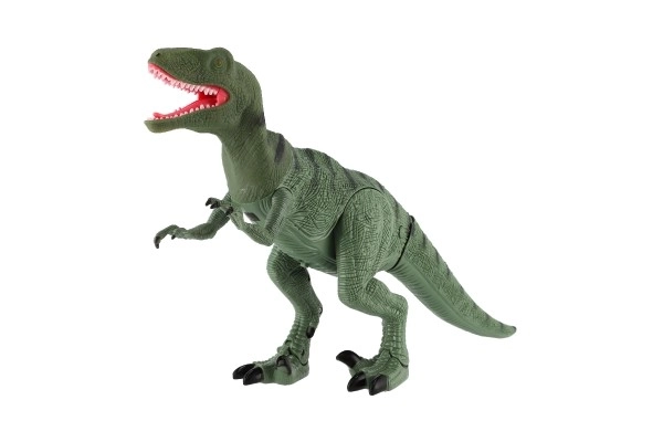 Hodajući IC Velociraptor plastika 50cm na baterije sa zvukom i svjetlom u kutiji 53x32,5x12cm