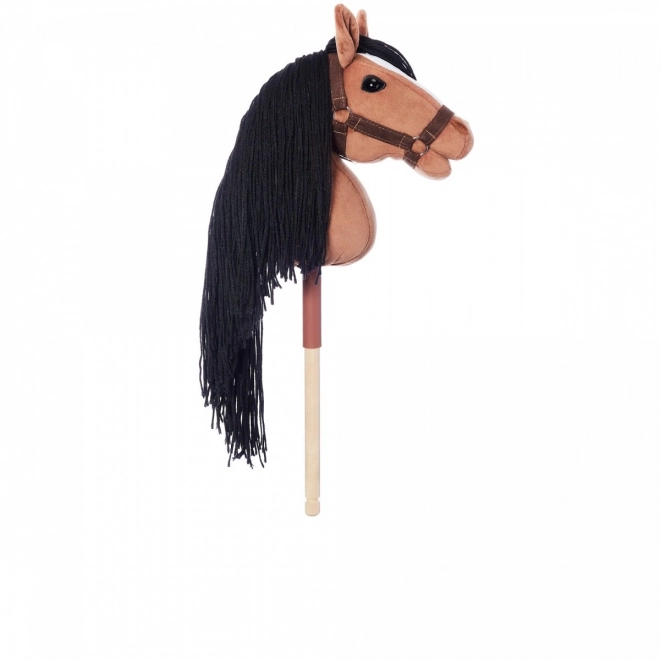Konj na štapu Hobby Horse HOPPIHORSE tamnosmeđi