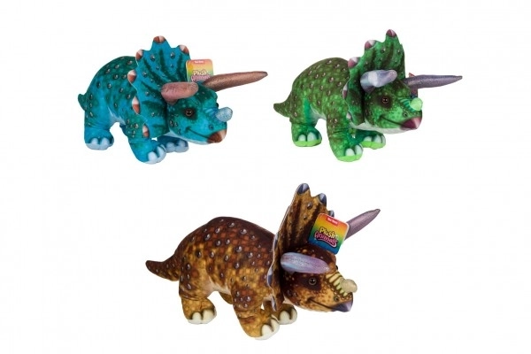 Dinosaurus/Ceratops plyš 38x15cm 3 boje 24m+