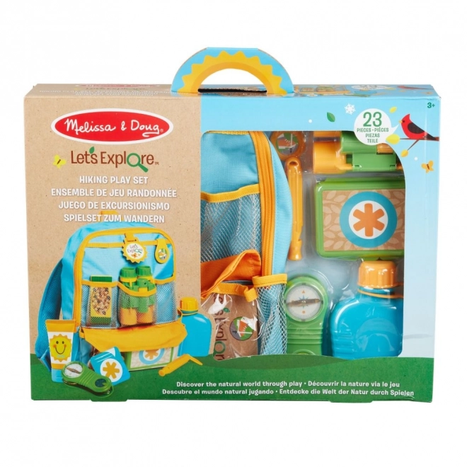 Igraća set za male istraživače s ruksakom Melissa & Doug Let's Explore