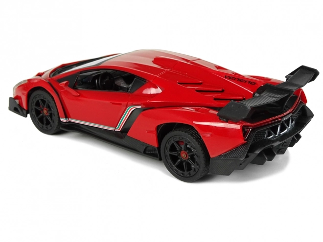 Sportski auto R/C 1:24 Lamborghini Veneno Crveni 2.4 G Svjetla
