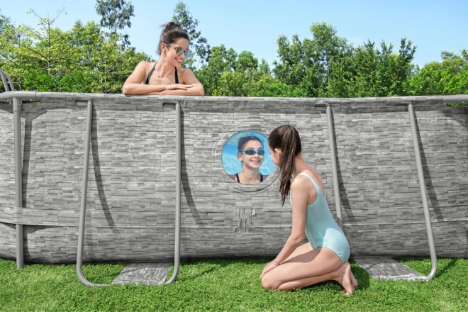 Samonosni bazen Bestway Power Steel Swim Vista 427 x 250 x 100 cm