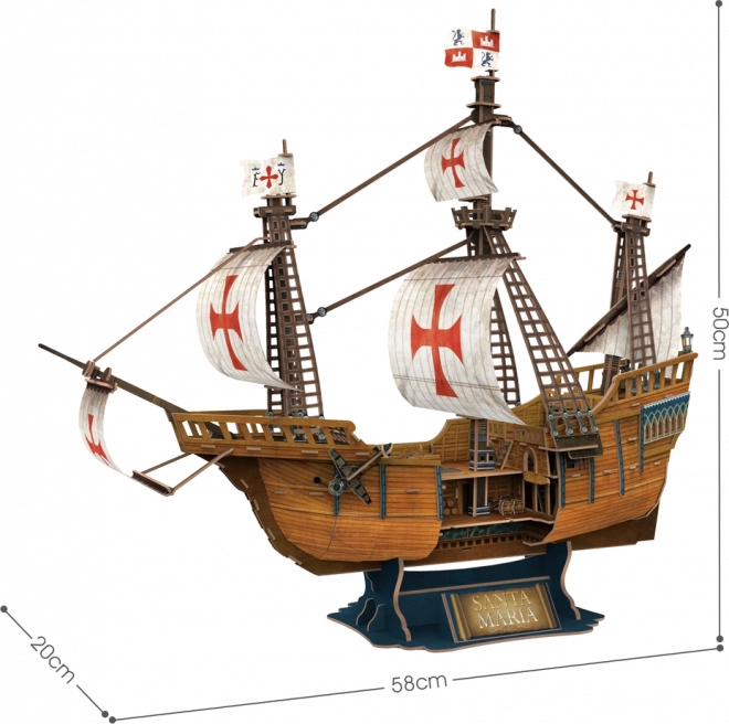 3D slagalica Santa Maria