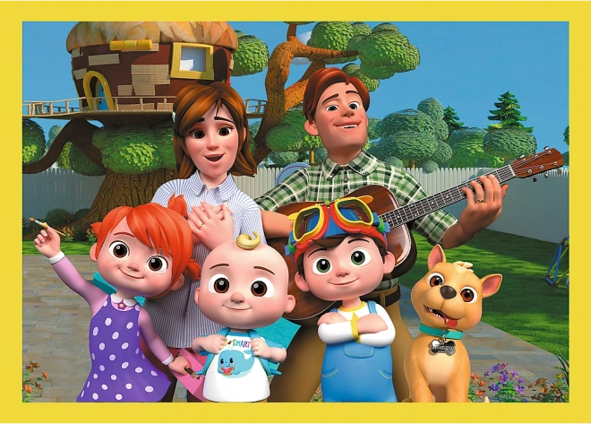 TREFL Puzzle Cocomelon: Upoznajte se 4u1 (12,15,20,24 dijelova)
