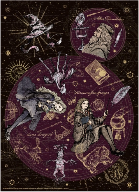Puzzle Harry Potter: Dumbledore, Hermiona i Luna 500 dijelova