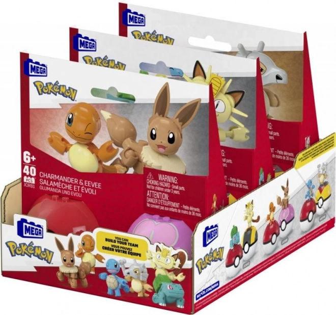 Građevinski set Pokémon Poké Ball Charmander i Eevee