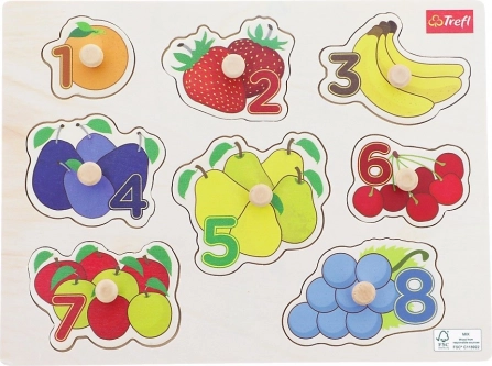 Drvene puzzle VOĆE – 8 dijelova