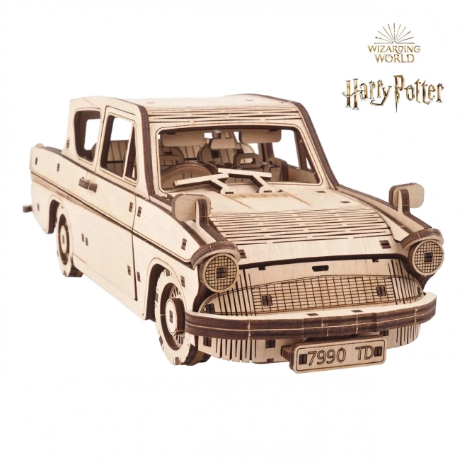 Ugears 3D drvene mehaničke puzzle Harry Potter Leteći Ford Anglia