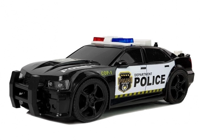Policijski auto 1:20 Frikcijski zvuk Svjetlosni efekti crna