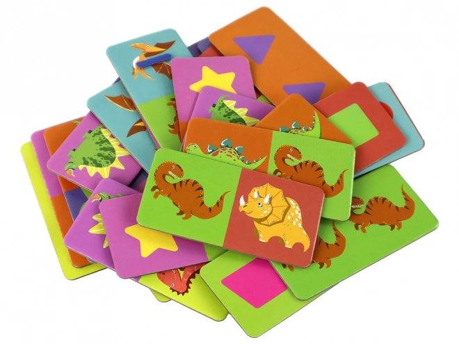 Igra slagalica Dvostrano domino Dinosauri - 28 dijelova