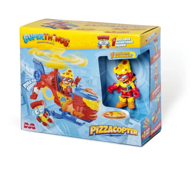 SuperThings Pizzacopter s lansirnim diskom