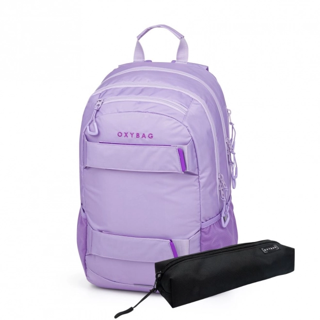 Studentski ruksak i torbica OXY SPORT Violet
