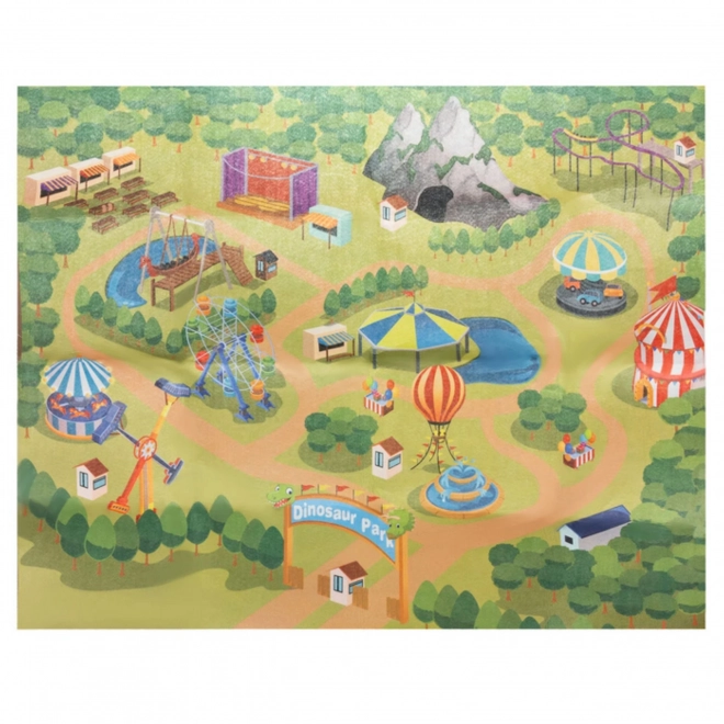 Set figura dinosaura s igrališnim podlogom i kovčegom