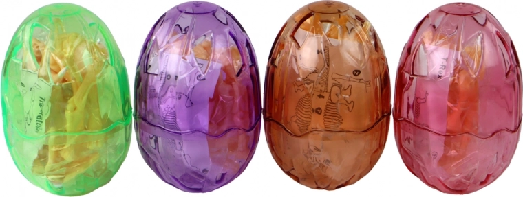 Prozirno jaje u 4 boje