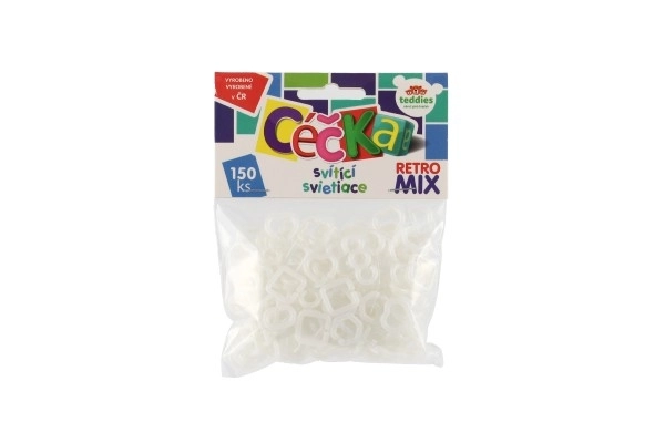 Céčka svijetleća 150 kom retro mix plastika u vrećici