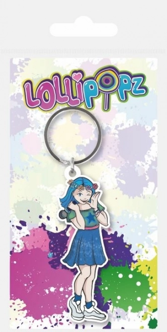 Lollipopz plava gumena privjesnica