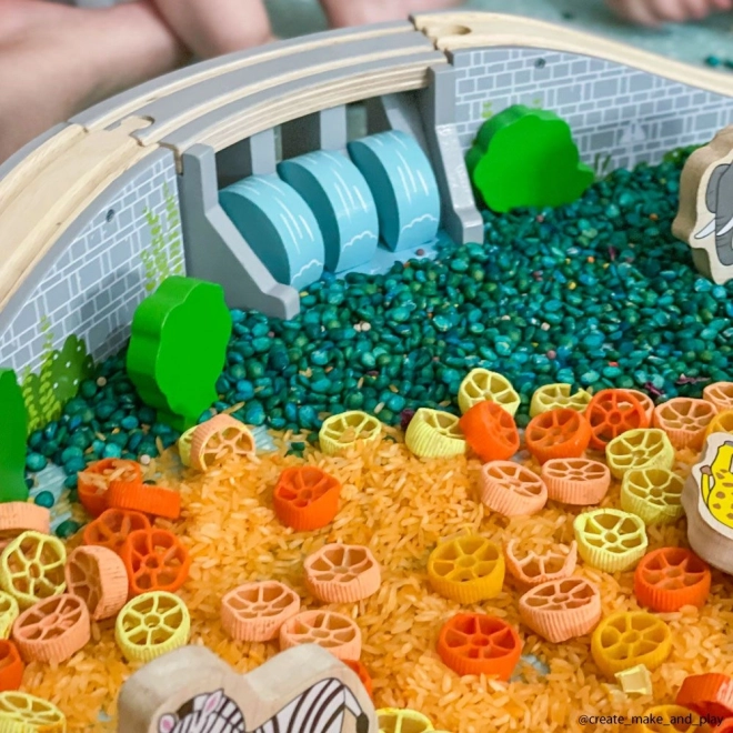 Most s vodopadom Bigjigs Rail
