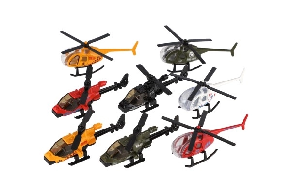 Metalni i plastični dječji helikopter 10 cm