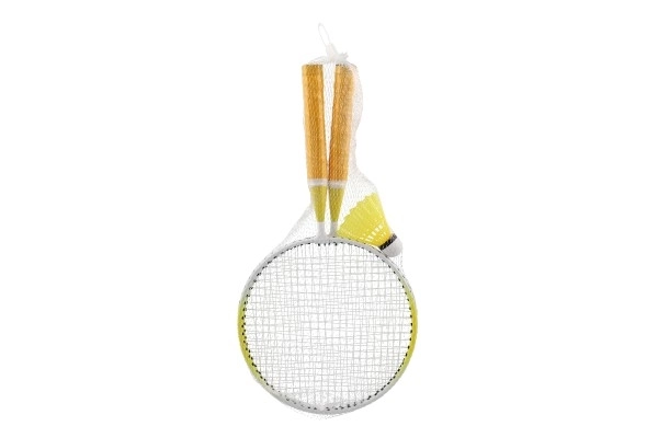 Dječji set za badminton metal/plastika s dva reketa i lopticom