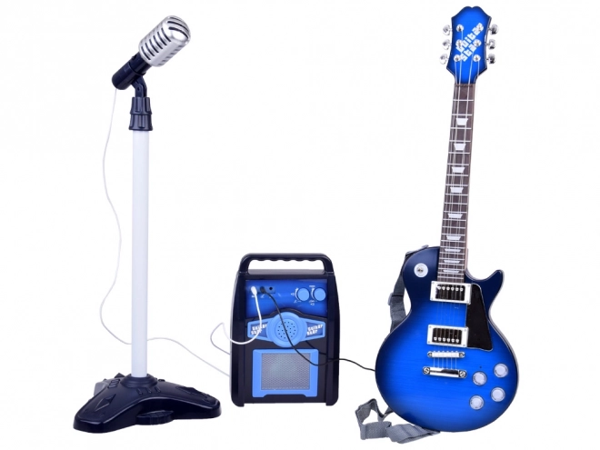 Električna gitara s mikrofonom i pojačalom za djecu Karaoke