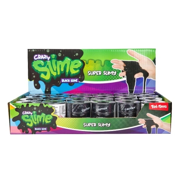 Slime - tvar u bačvi 5cm crni 24ks u kutiji