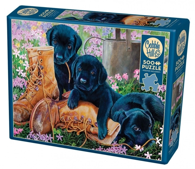 Puzzle stol u vrtu 500 dijelova